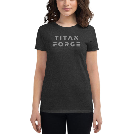 Women's Fitted Short Sleeve T-Shirt - Titan Forge