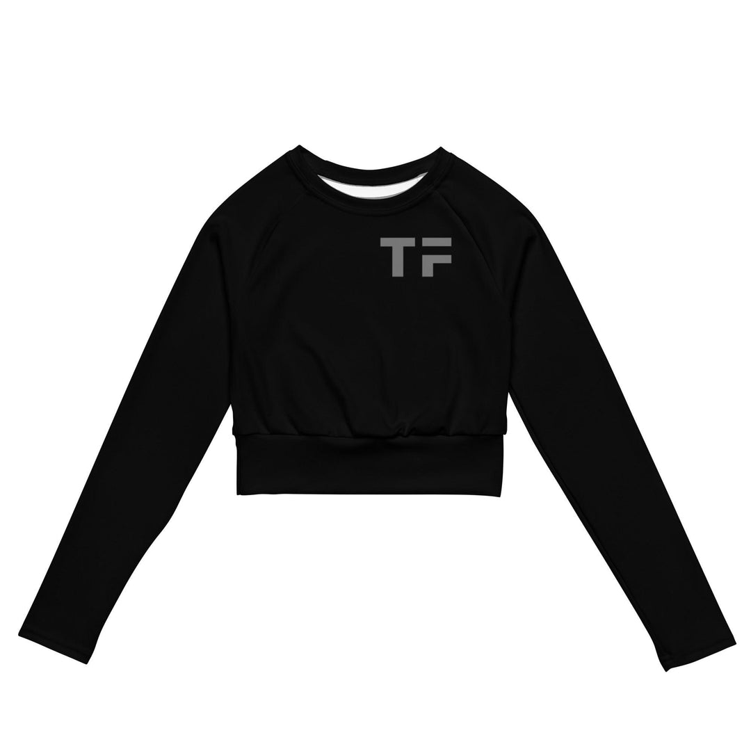 Women's Long Sleeve Crop Top - Titan Forge